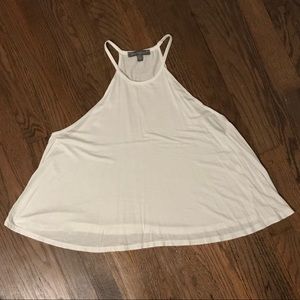 High neck cream swing tank